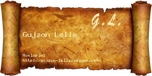 Gujzon Lelle névjegykártya